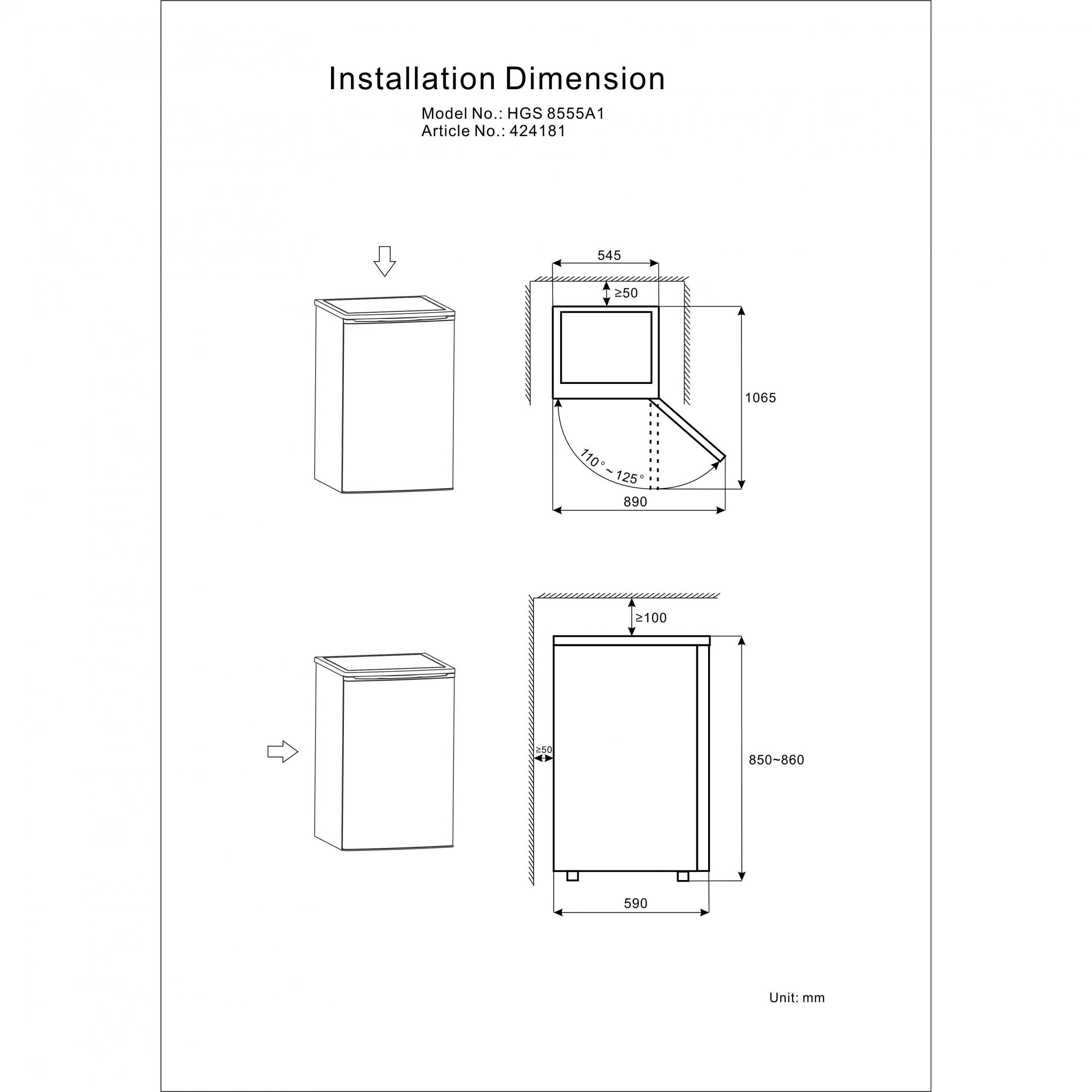 Gefrierschrank HGS8555ES – Bild 8